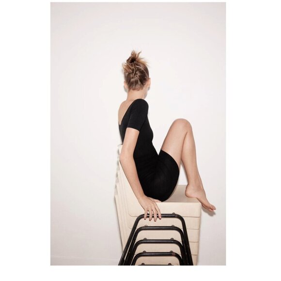 NWT Zara | Seamless Mini Dress with Built-in Briefs - Picture 5 of 14